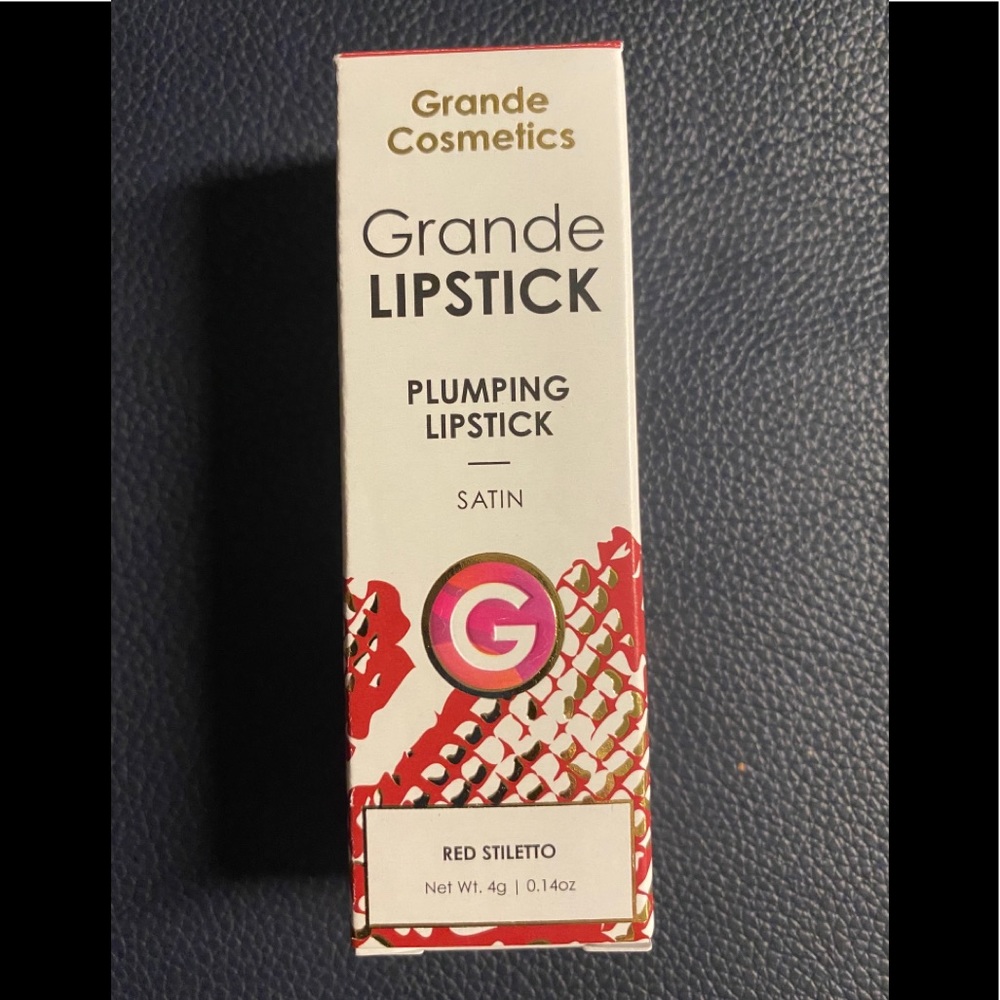 NIB GrandeLIPSTICK Plumping Lipstick Red Stiletto